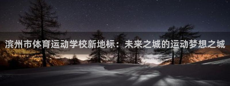 bbin视讯游戏平台：滨州市体育运动学校新地标：未来之城的运动梦想之城